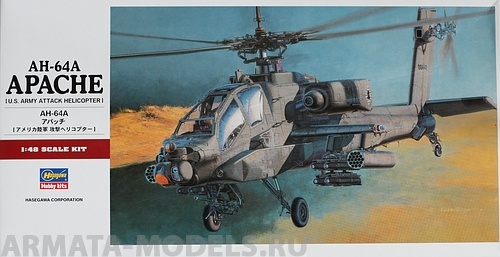 07224 Вертолет AH-64A Hasegawa