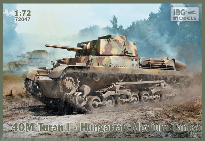 IBG72047 Танк 40M Turan I-Hungarian Medium IBG models