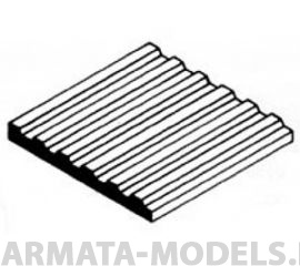 EVG4526 Сайдинг, шаг 1,0 мм, лист 15х30 см