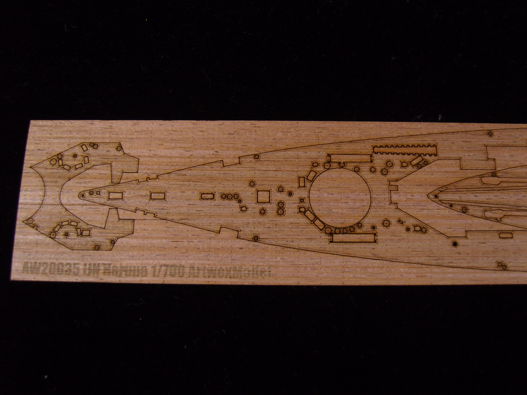 AW20035 Деревянная палуба для IJN HARUNA 1944