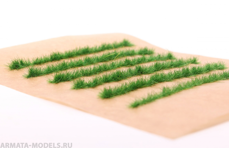 080trf055  Полосы травы для макета. Яркая трава.