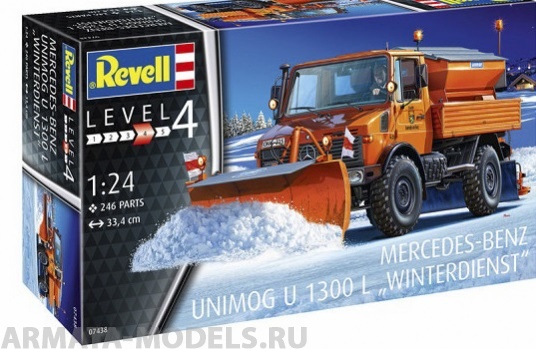 07438 Автомобиль Унимог U1300L Зимний Revell