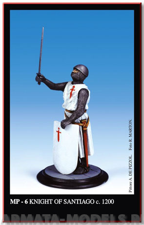 FRIUL-MP-6 Рыцарь Ордена Сантьяго 1200 г. Friulmodel