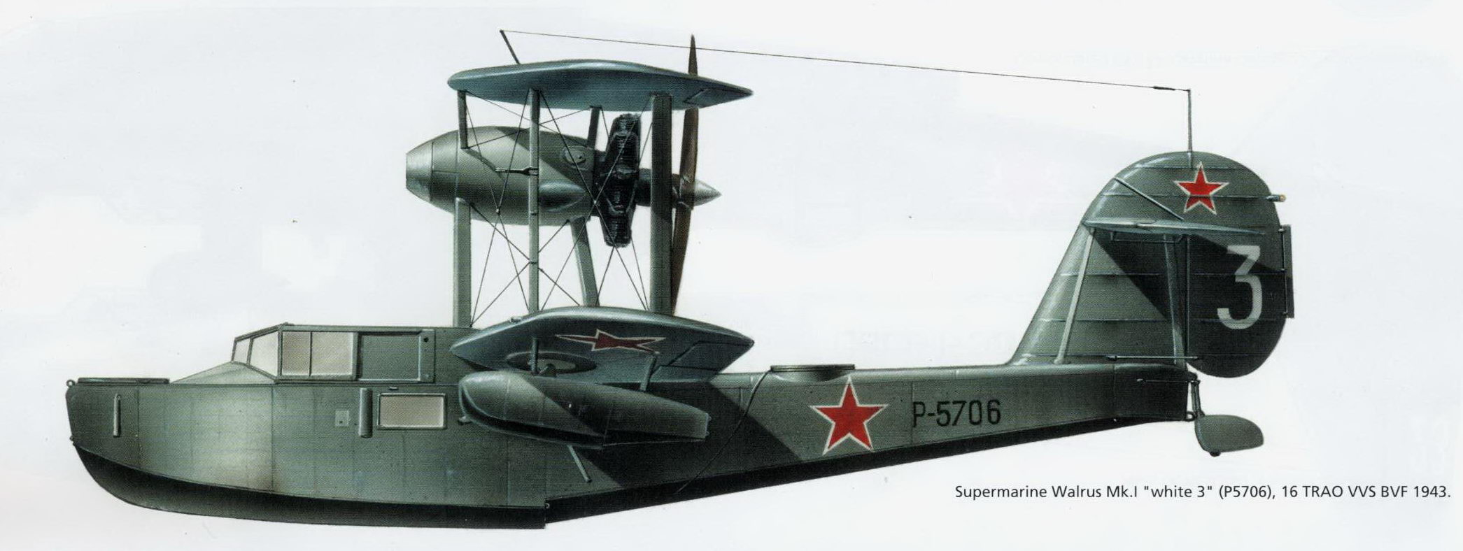 A09183 Самолет Supermarine Walrus Mk.I Airfix