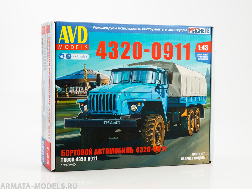 1397AVD Сборная модель 4320-0911 бортовой AVD Models