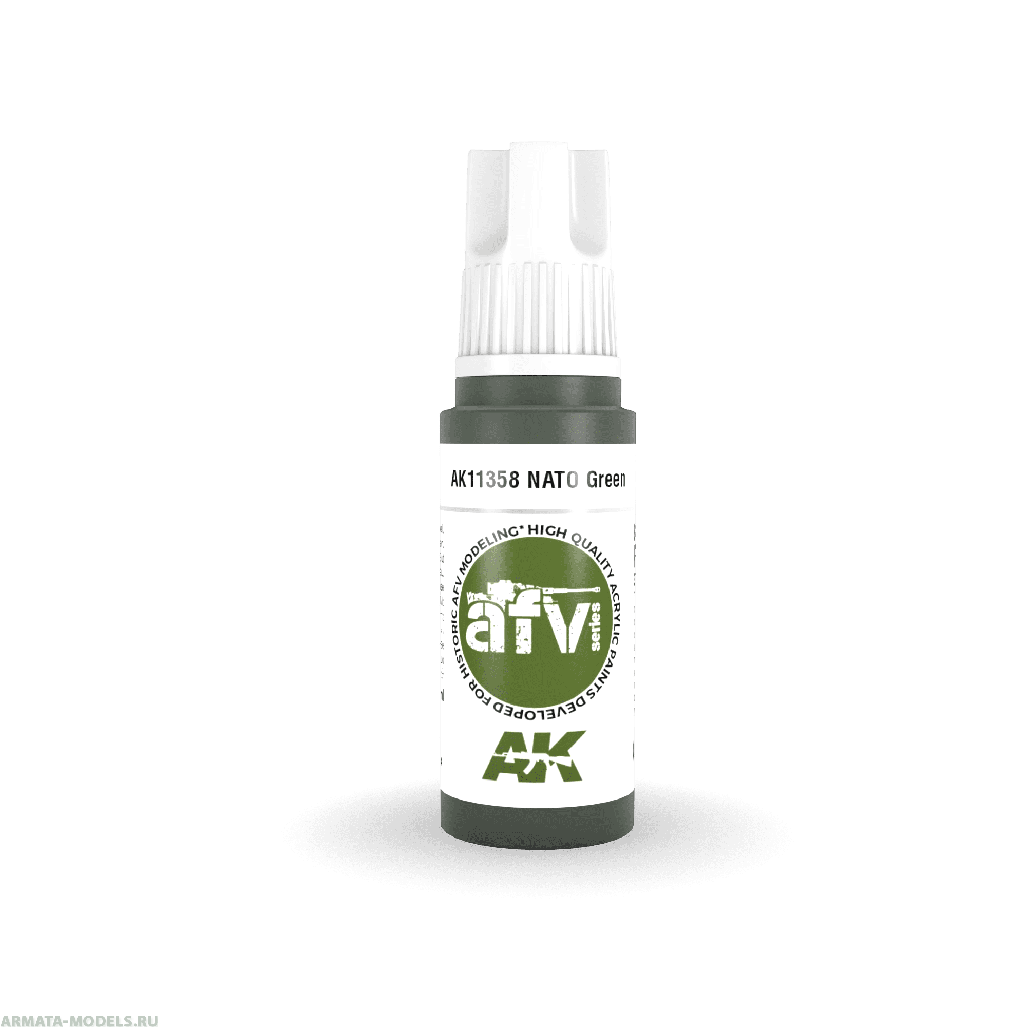 AK11358 Краска акриловая 3Gen NATO Green