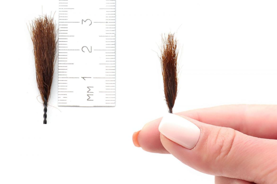 080ptv006 Высокие пучки травы Тёмно-коричневые 10 шт.