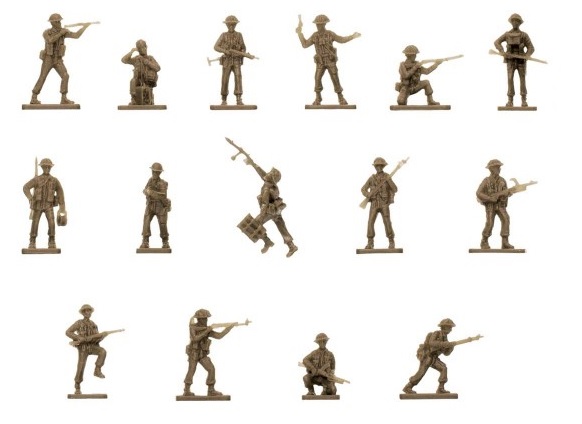 A00763 Набор фигур  WWII British Infantry Airfix