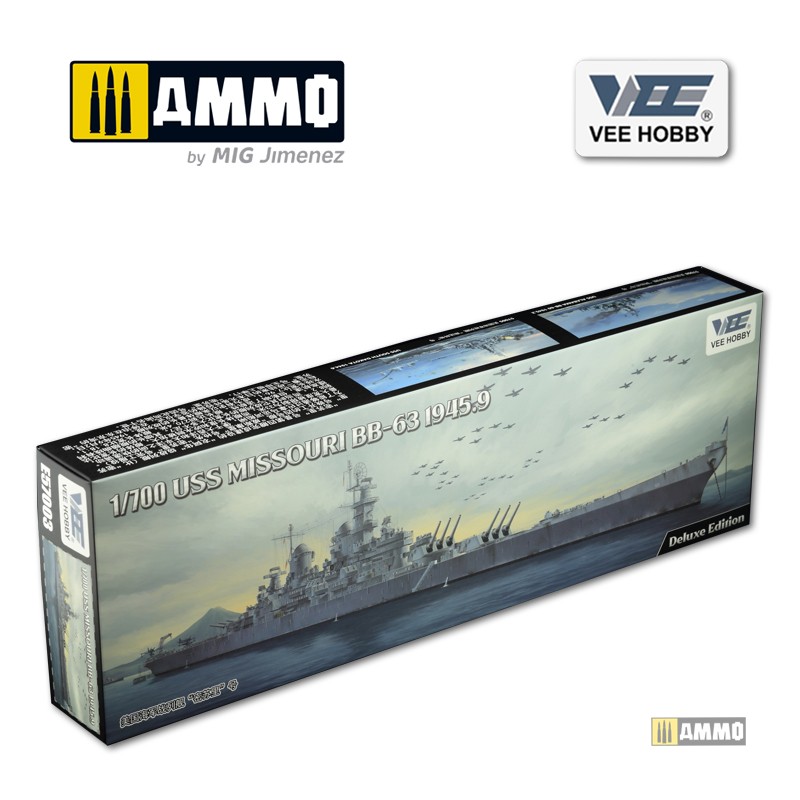 E57003 Сборная модель USS Missouri BB-63 1945.9 (Professional Edition) VEE HOBBY