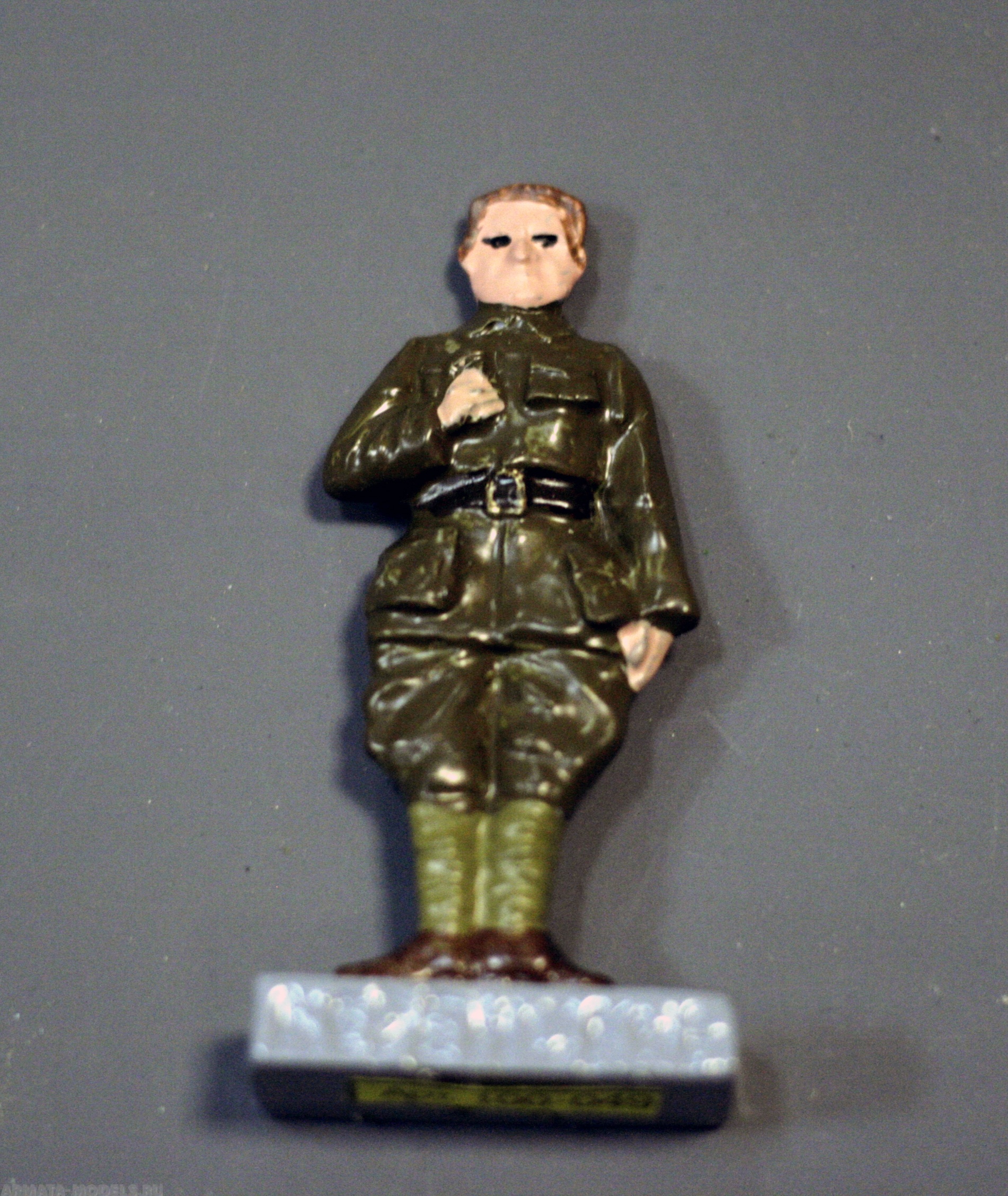 100-049 окрашеная фигура Керенский Солдатики "Ура"