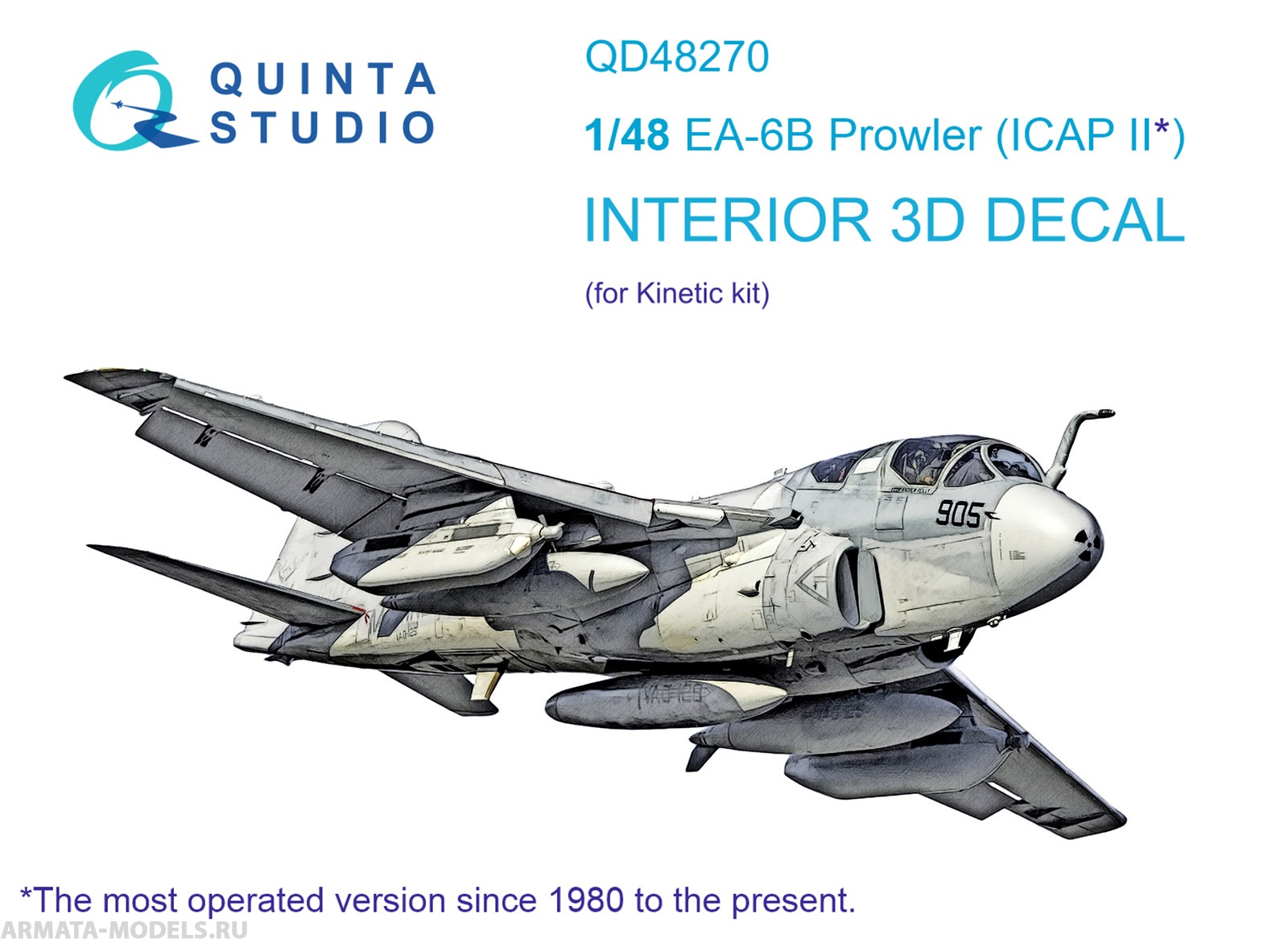 QD48270 3D Декаль интерьера кабины EA-6B Prowler (ICAP II) (Kinetic)
