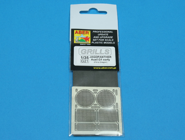 ABR-35-G21  Дополнения для  Grilles for Jagdpanther Ausf.G1 early  для New Dragon 1/35