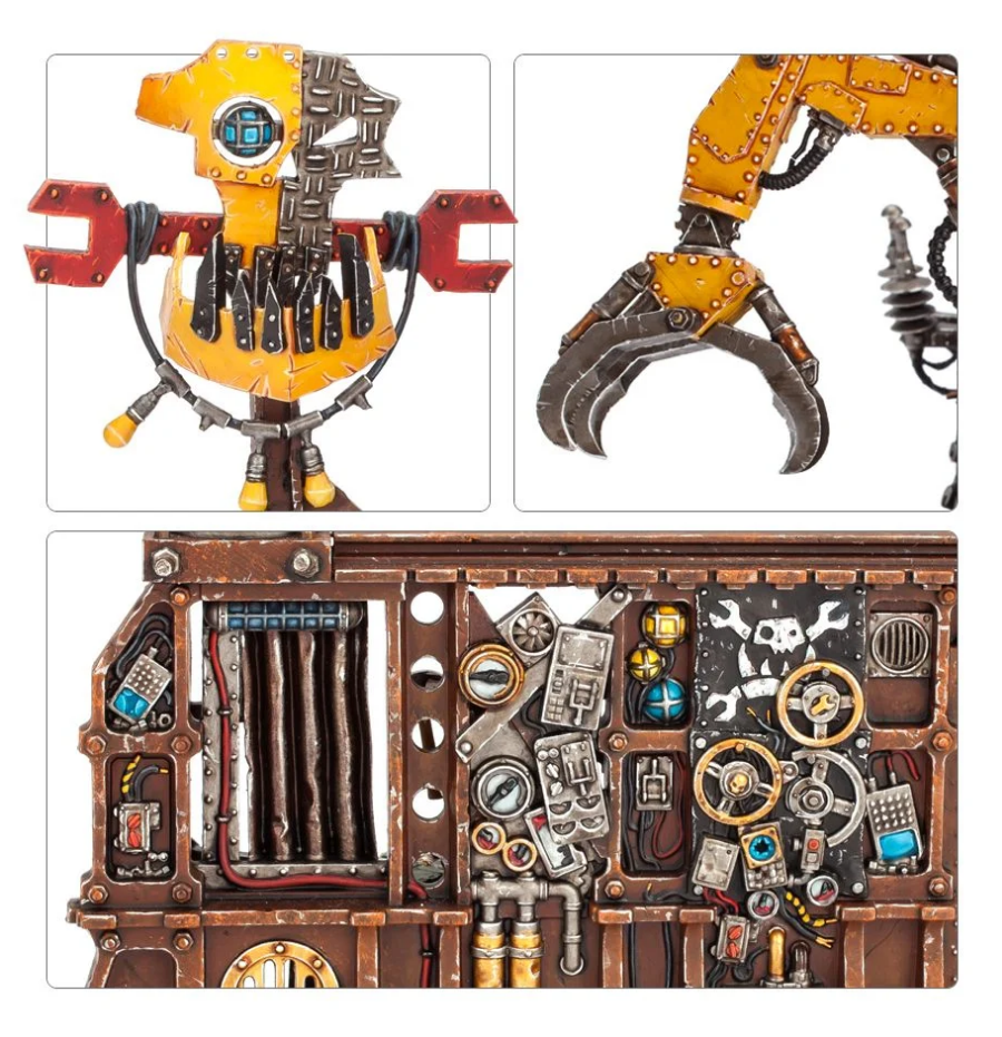 50-28GW Набор игрового ландшафта Орки. Мастерская Механьяка (Orks Mekboy Workshop)