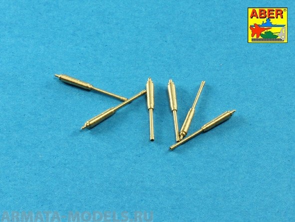 ABR-35-L-221  Дополнения для  Set of barrels for US M16A1 or M231 5,56mm gun barrels x 6 pcs. универсальный набор 1/35