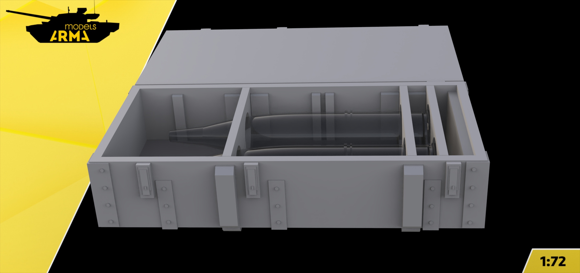 AM72438 Ящик для 100-мм снарядов Arma Models