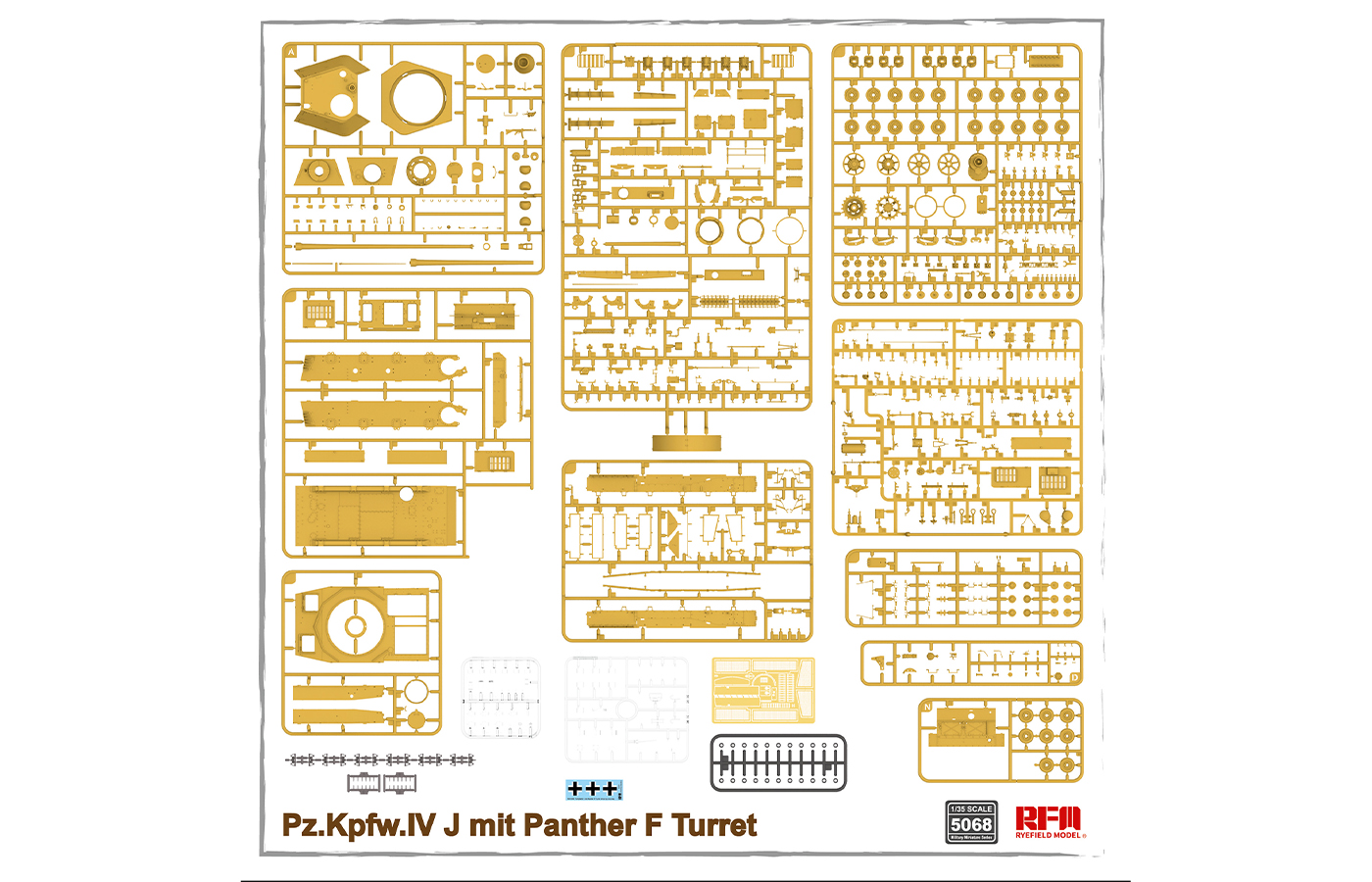 RM-5068 Pz.Kpfw.IV J mit Panther F Turret Rye Field Model (RFM)