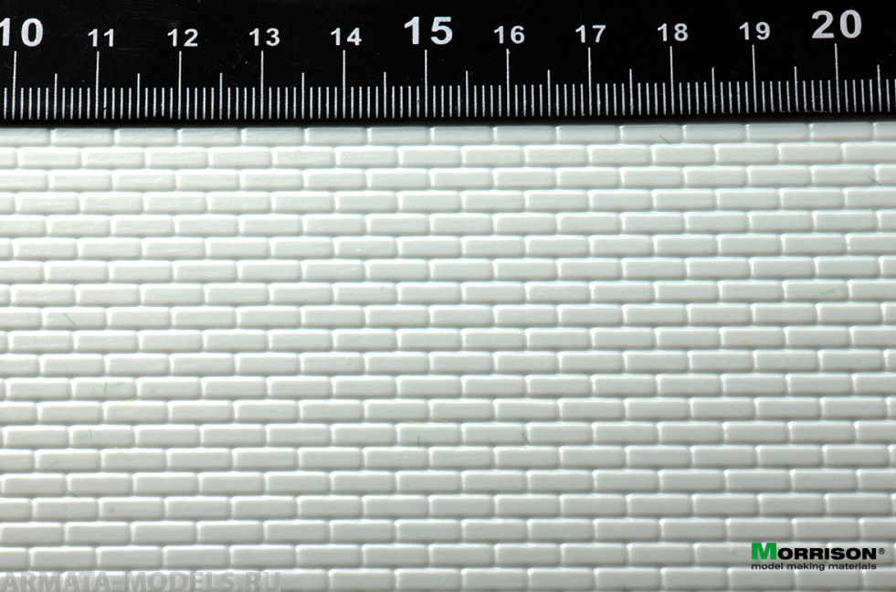 041to033 Объёмная текстура кирпича  М1:35. (Лист А3- 28см.х38см.)