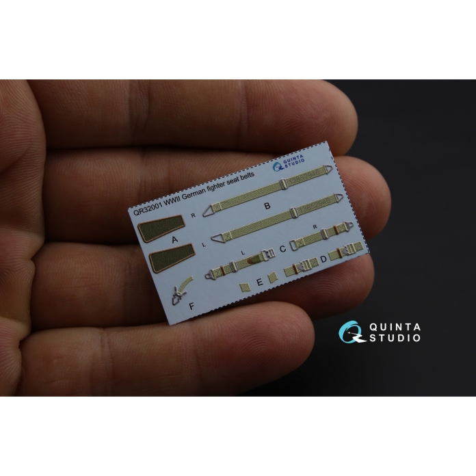 QD32052 3D Декаль интерьера кабины Bf 109E-3 (для модели Cyber-hobby/Dragon)