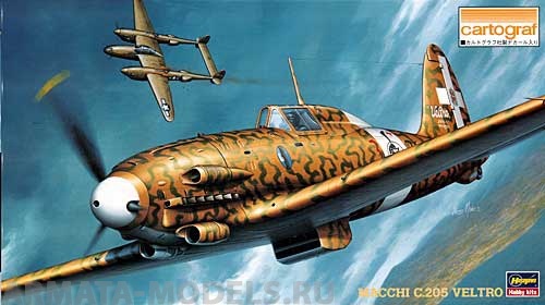 09133 Самолет MACCHI C.205 VELTRO Hasegawa