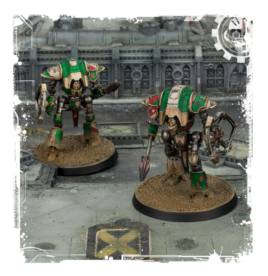 400-19GW Набор Адептус Титаникус: Рыцари Церастус (Adeptus Titanicus: Imperial Cerastus Knights)