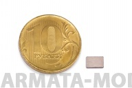 1272048MG Неодимовый магнит прямоугольник 6х4х1 мм