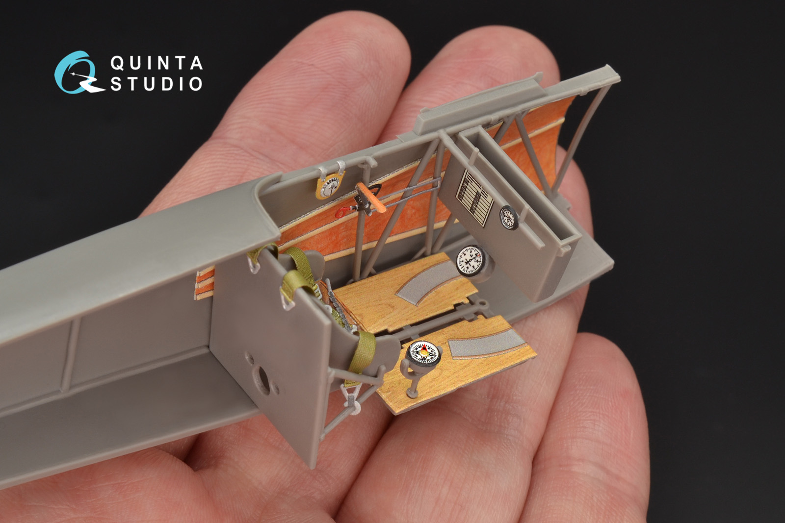 QD32060 3D Декаль интерьера кабины Fokker Dr.1 (для модели Roden)