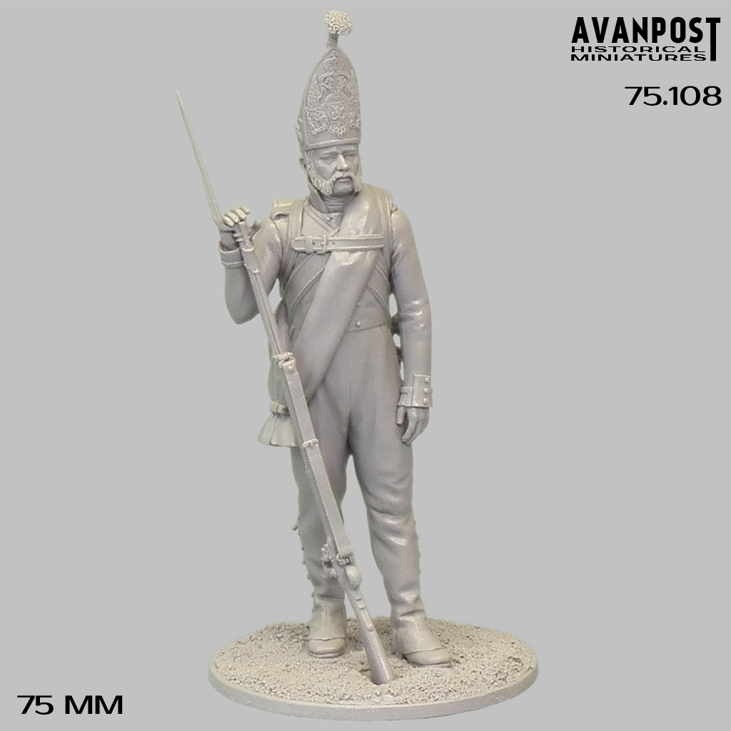 75.108 Унтер-офицер гренадёрской роты Павловского гренадерского полка, 1812 г Аванпост