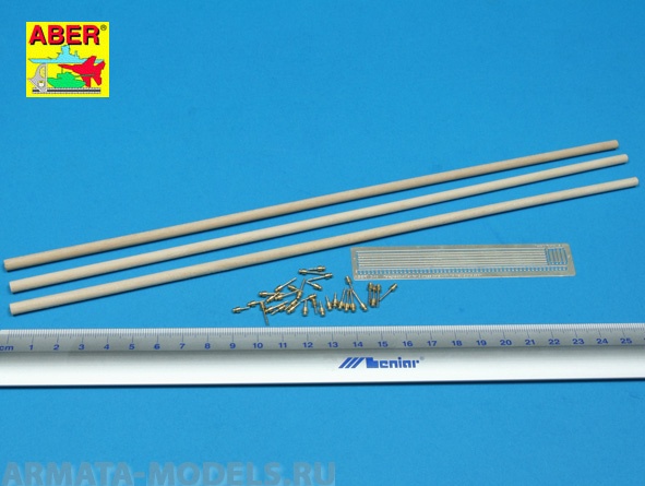 ABR-35-D-10  Дополнения для  Telegraph-pillar set for 2 cross bar with 16 insulators each  для  1/35