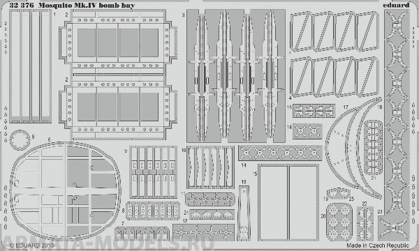 32376ED  Mosquito Mk.IV bomb bay 1/32