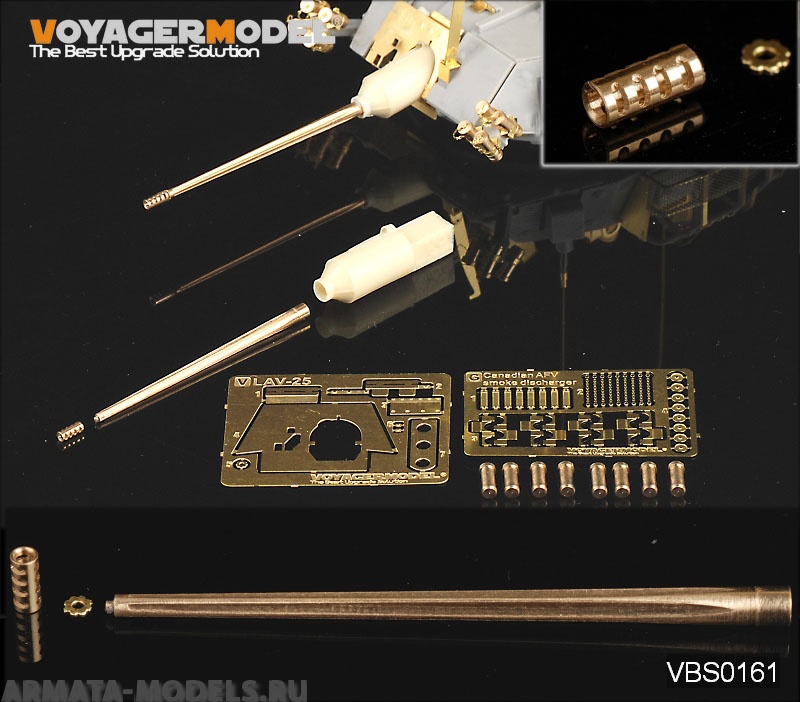 VBS0161 Набор  для 1/35 Modern Australian ASLAV 25 Turret Weapon Set (For All)