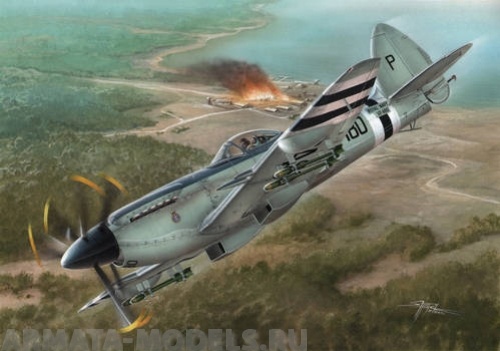 SH72259 Истребитель Supermarine Seafire FR Mk.47 KoreanWar Fighter-Bomber Special Hobby