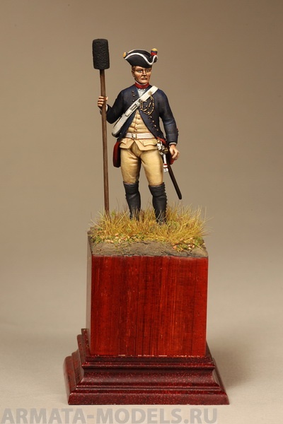 5423SOGA Gunner, Prussian foot artillery. 1756-1763 years. SOGA Miniatures