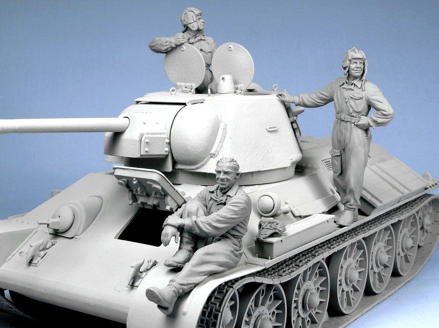 T-35001 Советские танкисты, лето 1943-45 гг (3) Tank