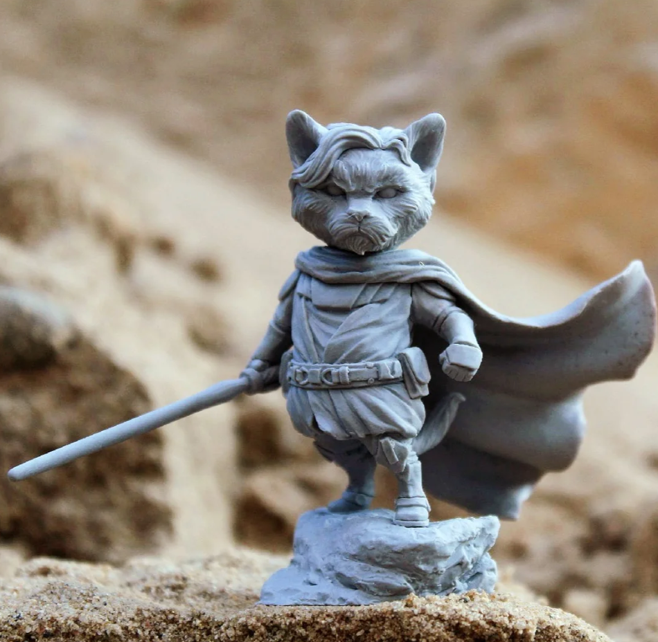 BCK-FC-012 Генерал Кэтоби | Коллекционная миниатюра 70 мм Blood Carrot Knights