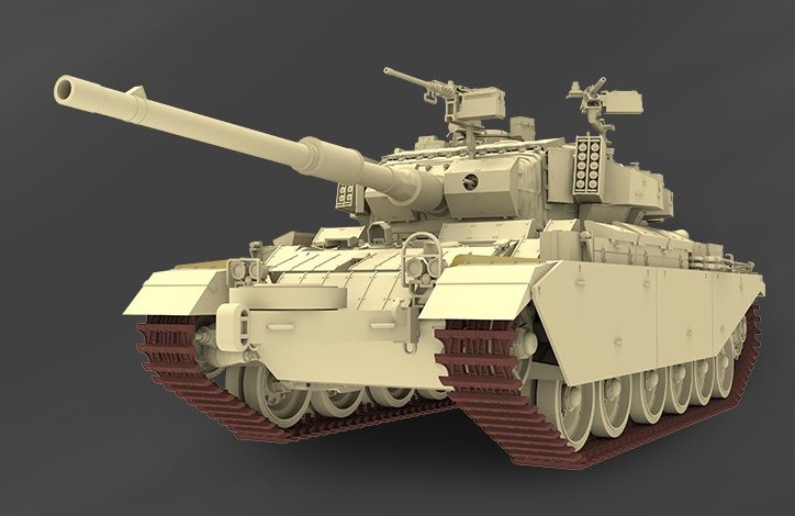 AH35A032 Израильский танк SHOT KAL«Gimel» с тараном Amusing Hobby