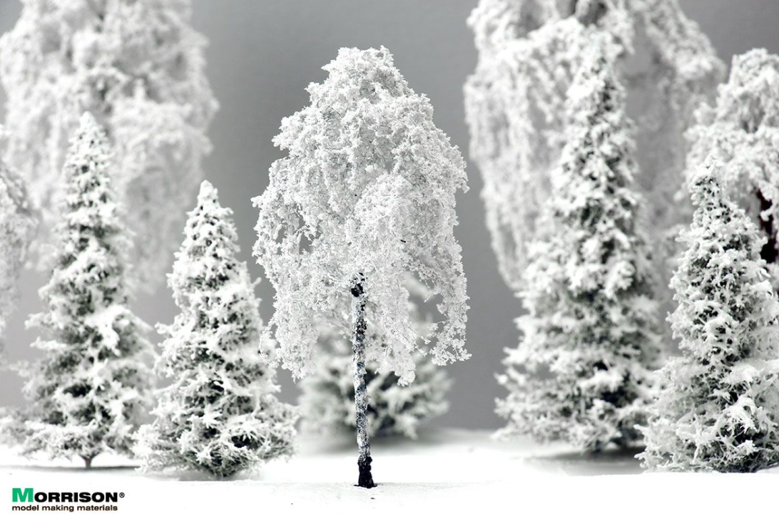 011bez010 Зимняя береза для макета 10 см. серия «Profi»