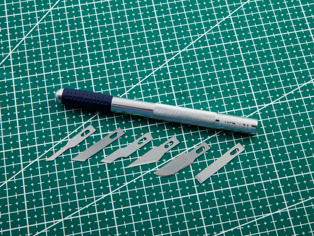 0609MCH Модельный нож: 6 профильных лезвий