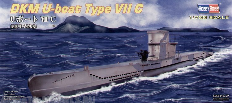87009 Подводная лодка: U-boat Type C Hobby Boss