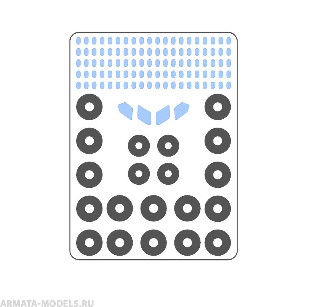 AM144107 Маска окрасочная для Boeing-787-8 Звезда
