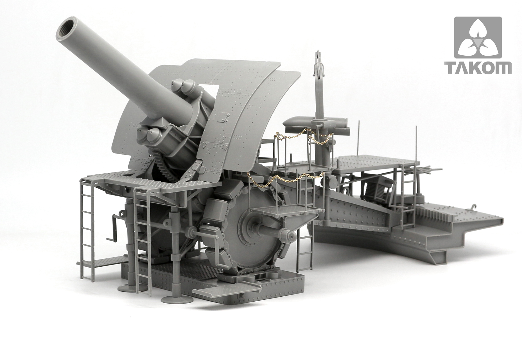 2035Т Немецкая 420mm Осадная гаубица Большая Берта Takom