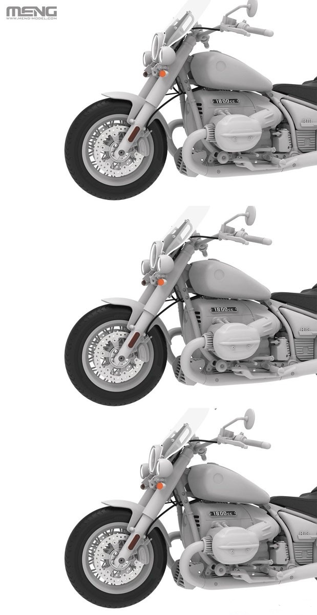 MT-006 Сборная модель R18 CLASSIC MOTORGYCLE SERIESMT-006 Meng