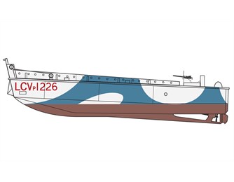 A02340 Сборная модель десантной лодки Higgins LCVP Airfix