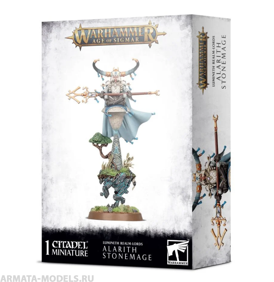 87-55GW Набор Люминеты, Повелители Владений. Каменный Маг Аларит (Lumineth Realm-Lords: Alarith Stonemage)