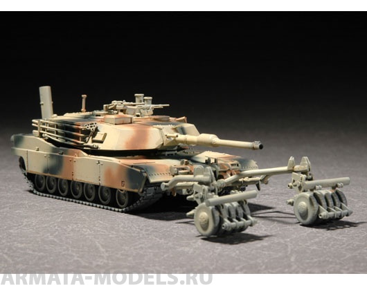 07278P M1A1 with Mine Roller Set Trumpeter