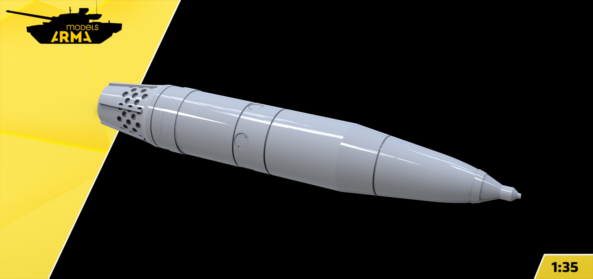 AM36016 240-мм Управляемая противотанковая мина с лазерным наведением 1К113 «Смельчак-М» (Не для свободной продажи) Arma Models