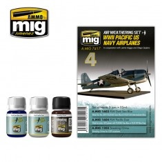 AMIG7417 Ammo Mig Набор для создания реалистичных эффектов WW II PACIFIC US NAVY AIRPLANES
