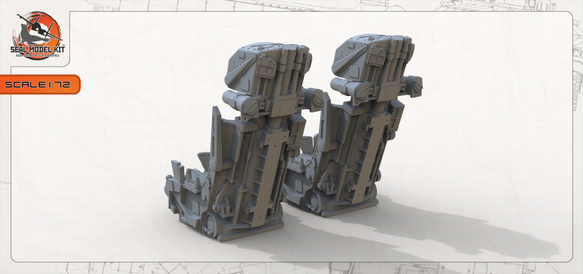 smk72014  "Кресла К-36Д для Т-4 Сотка" (2шт) (Не для свободной продажи)