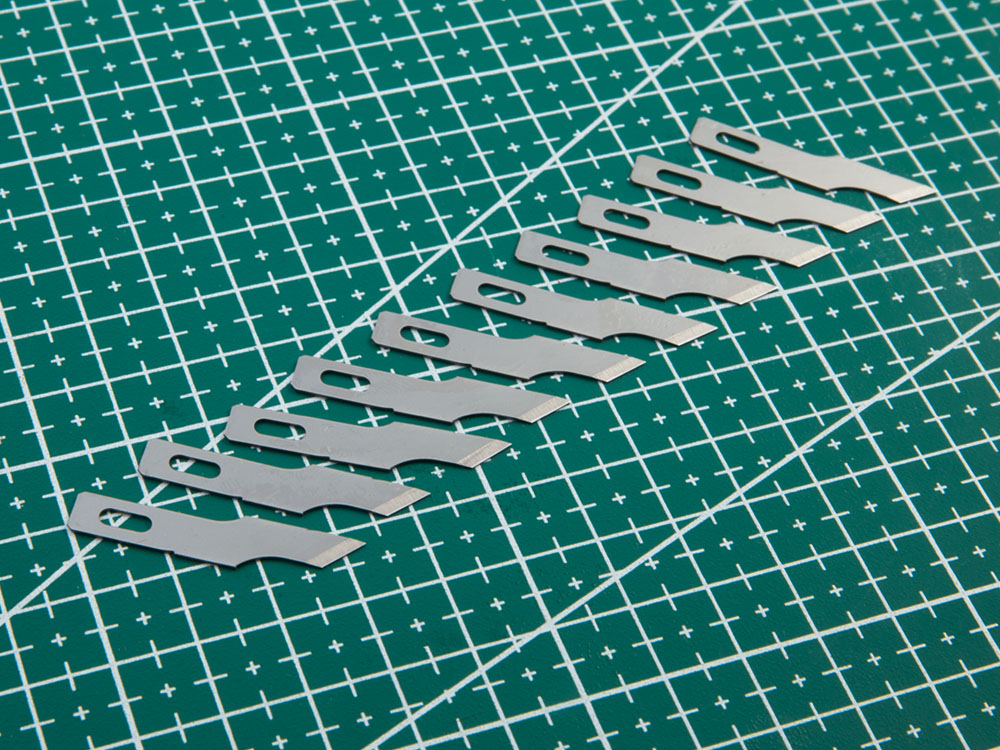 0628MCH Сменное лезвие модельного ножа №9 10 шт