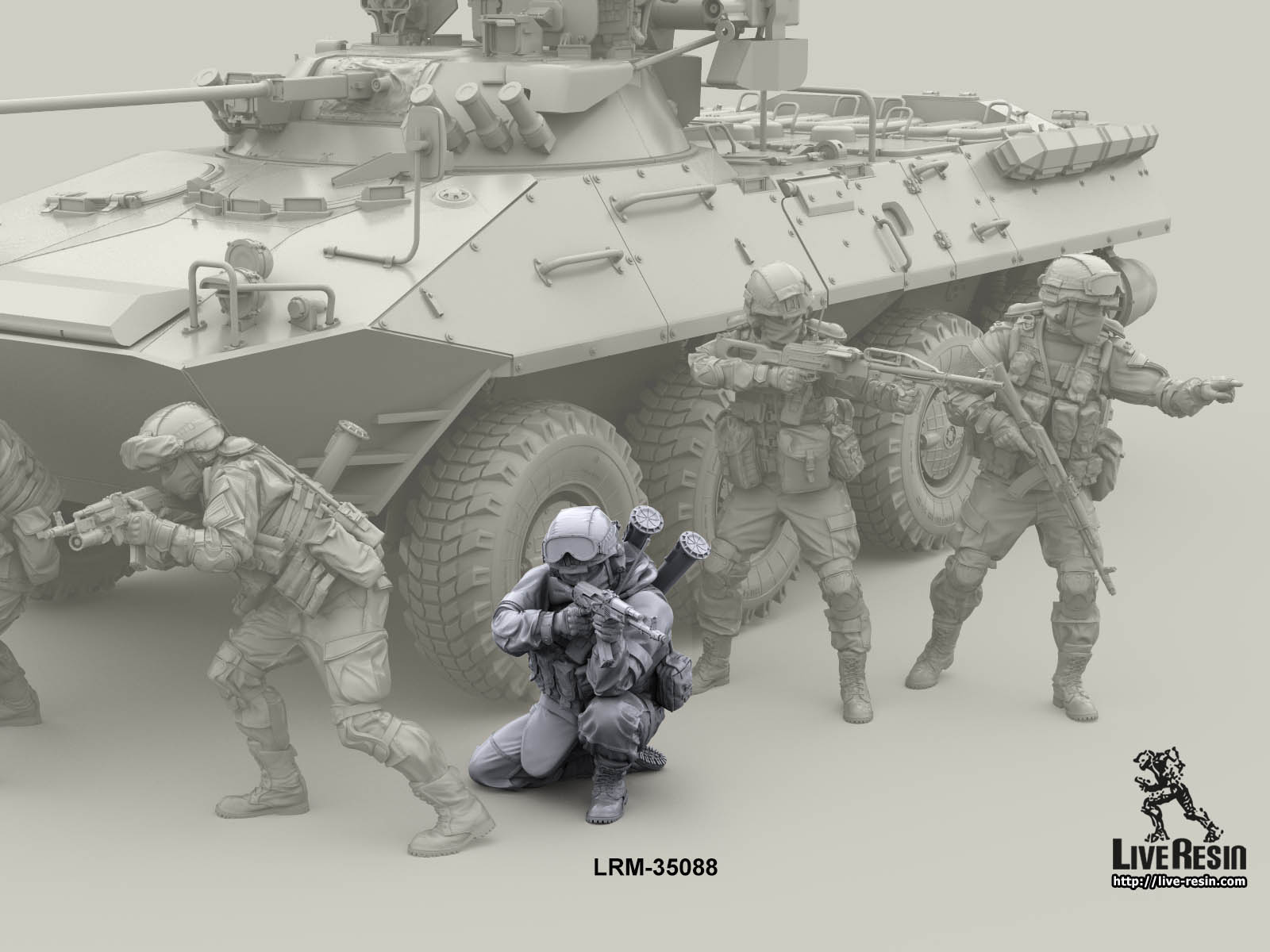 LRM35088 Современный солдат Российской Армии - Стрелок - 31 Live Resin