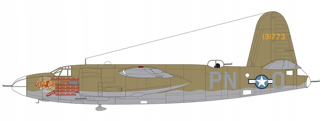A04015A Самолет  MARTIN B-26B/C MARAUDER Airfix